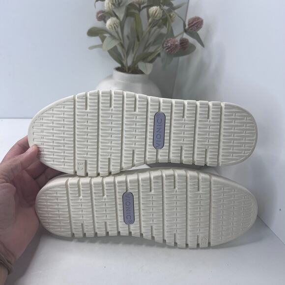 Vionic Uptown Skimmer Knit Fabric Slip-On Blue Mist/Silver Women's US 6.5 - Picture 7 of 8